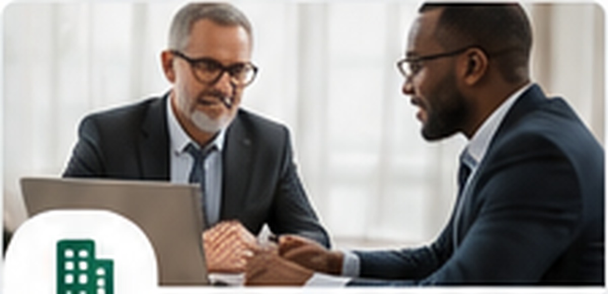Business tax preparation meeting